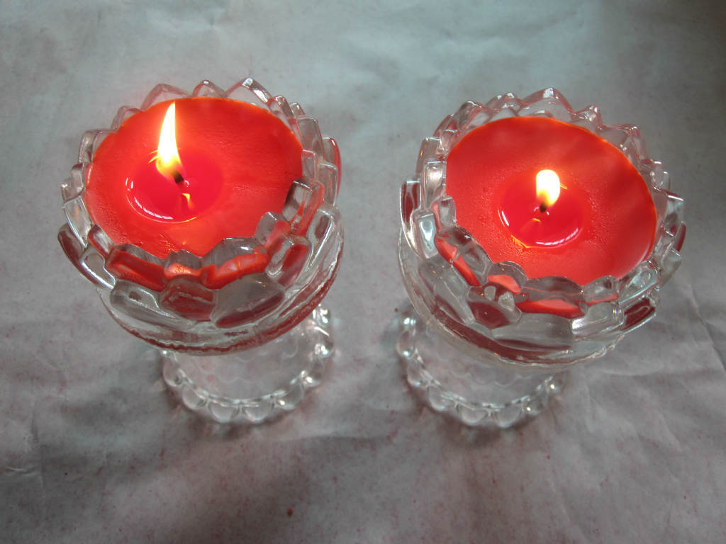 【高脚莲花酥油灯】价格,厂家,图片,蜡烛,吴江市盛泽荣新蜡制品厂-