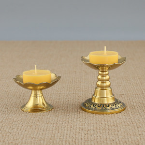 供佛纯铜油灯 传统工艺与佛教虔诚的完美融合